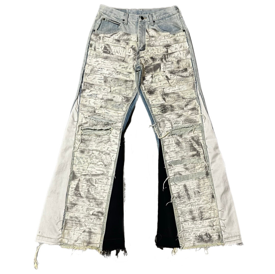 JEAN SASHIKO X BORO X DOUBLE FLARED